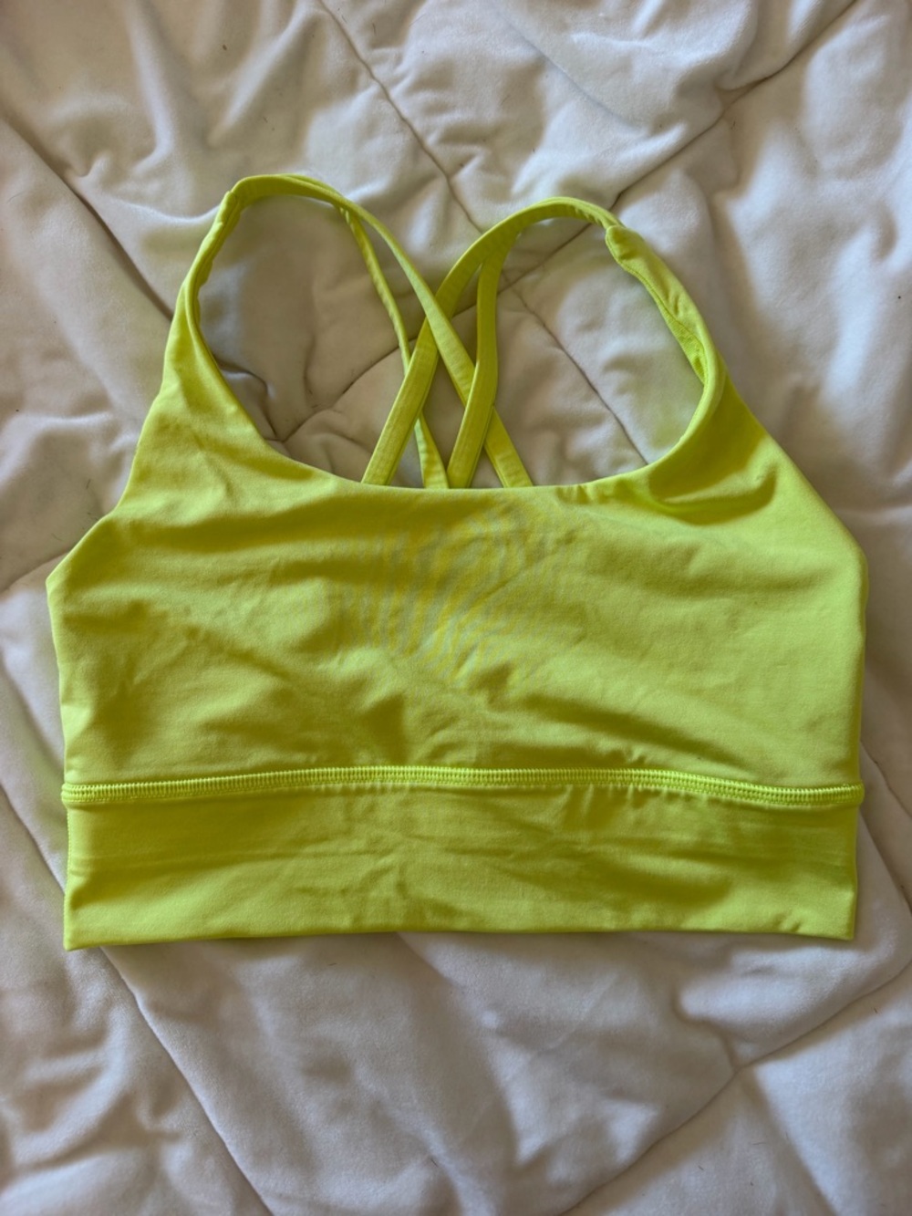 Lululemon Women’s Neon Yellow Sports Bralette